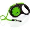 Поводок для собак Flexi New Neon лента M 5 м/25 кг зеленый (4000498031902)