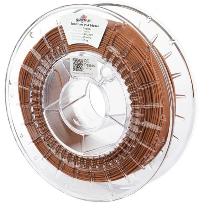 Пластик для 3D-принтера Spectrum PLA Metal 1.75mm 1.5kg Copper (81438)