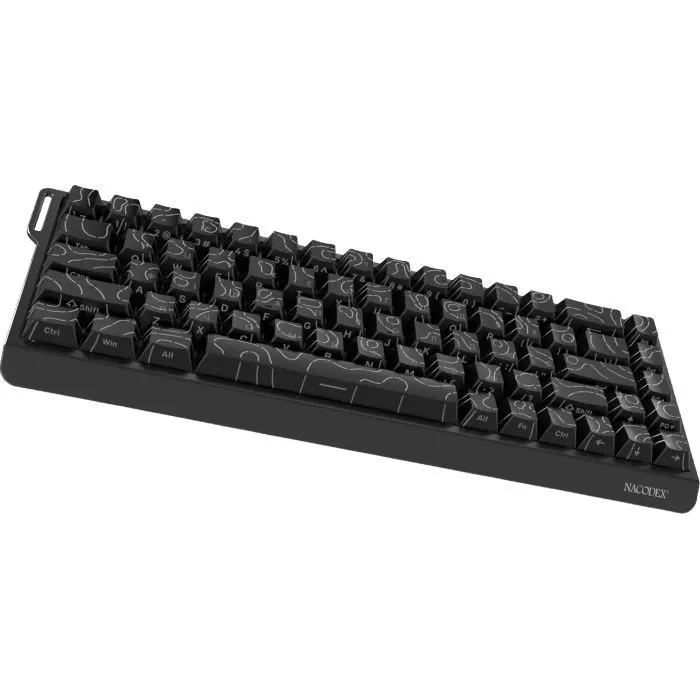 Клавіатура Ajazz NacodeX NK68 V2 Red Switch LED USB UA Black (NK68-V2-R-S-B) зображення 3
