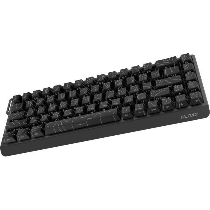 Клавіатура Ajazz NacodeX NK68 V2 Red Switch LED USB UA White (NK68-V2-R-S-W) зображення 4