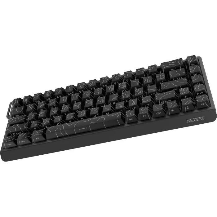 Клавіатура Ajazz NacodeX NK68 V2 Red Switch LED USB UA Black (NK68-V2-R-S-B) зображення 4