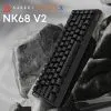 Клавіатура Ajazz NacodeX NK68 V2 Red Switch LED USB UA Black (NK68-V2-R-S-B) зображення 5
