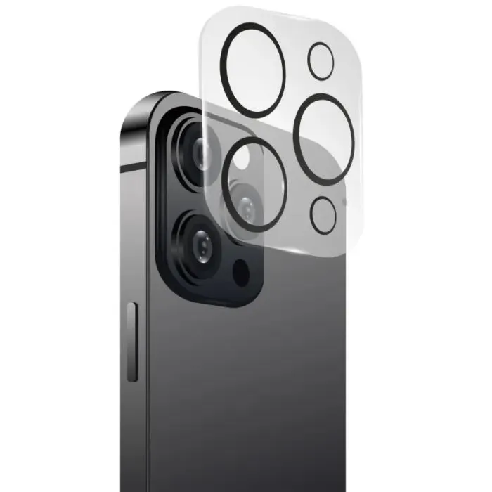 Скло захисне Intaleo Camera Lens Apple iPhone 12 Pro Black (1283126565281) зображення 2