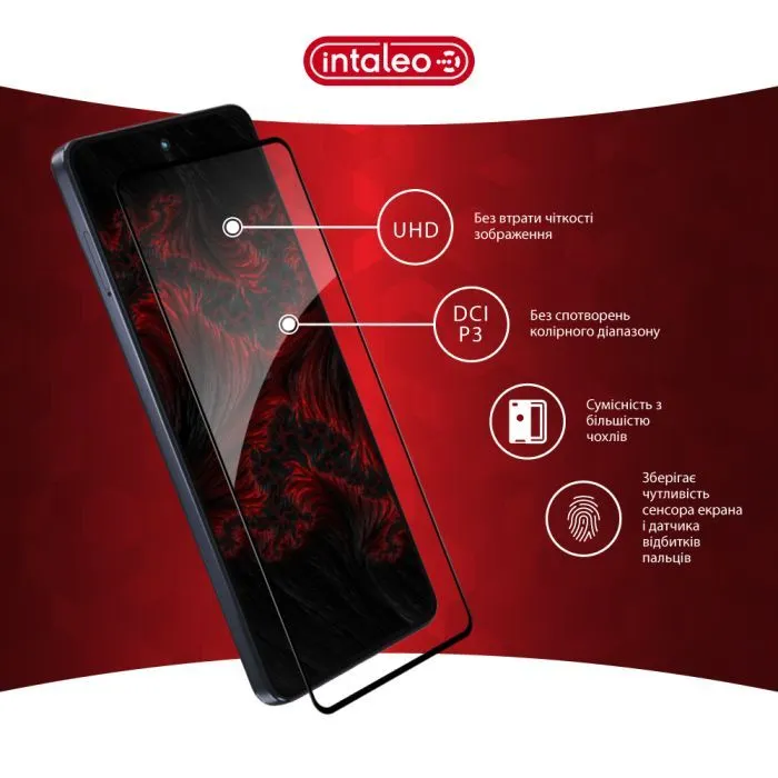 Скло захисне Intaleo Full Glue ESD Moto G86 Power Black (1283126627668) зображення 4
