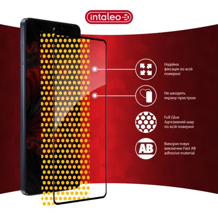 Скло захисне Intaleo Full Glue ESD Moto G86 Power Black (1283126627668) зображення 7
