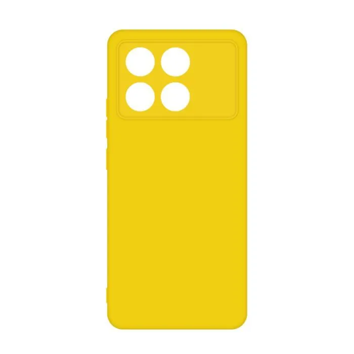 Чохол до мобільного телефона Intaleo Silicone Poco X6 Pro Yellow (1283126600487)