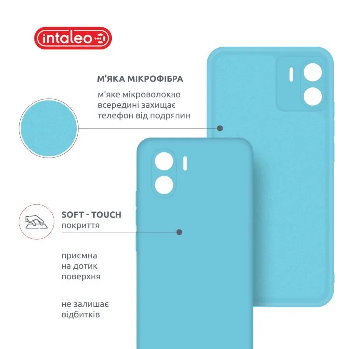 Чохол до мобільного телефона Intaleo Silicone Xiaomi Redmi A2 Light Blue (1283126600883) зображення 5