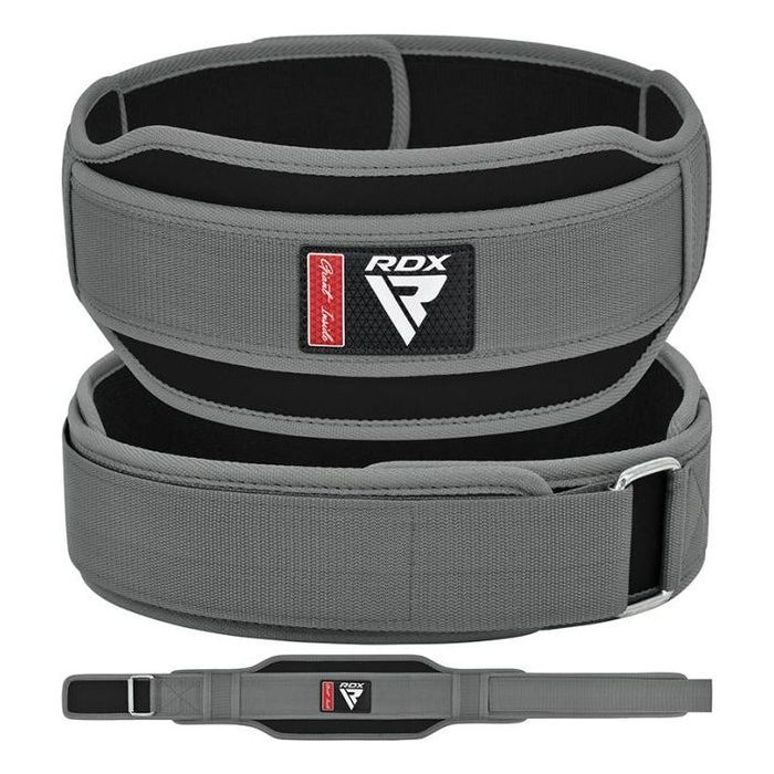 Атлетичний пояс RDX RX5 Double Belt Grey M (WBD-RX5G-M) зображення 2
