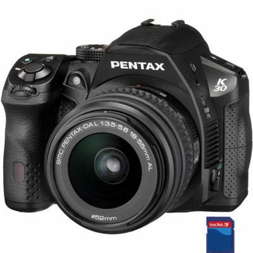 Цифровий фотоапарат Pentax K-30 + DA 18-55mm WR (15715)