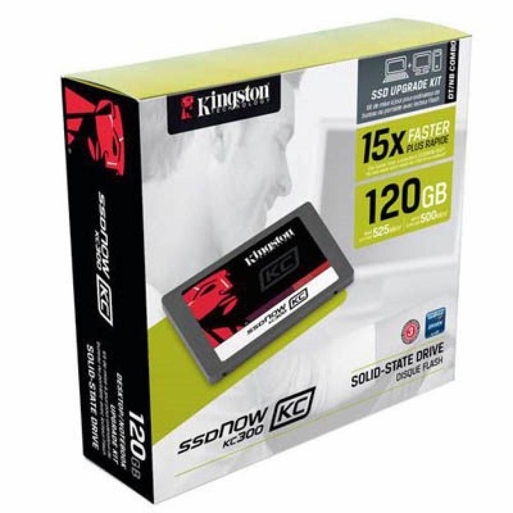 Накопичувач SSD 2.5" 120GB Kingston (SKC300S37A/120G) зображення 3