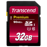 Карта памяти Transcend 32Gb SDHC class 10 UHS-I Premium (TS32GSDU1)