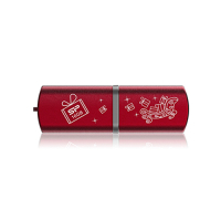 USB флеш накопитель Silicon Power 16Gb LuxMini 720 red winter edition (SP016GBUF2720V1R-LE)