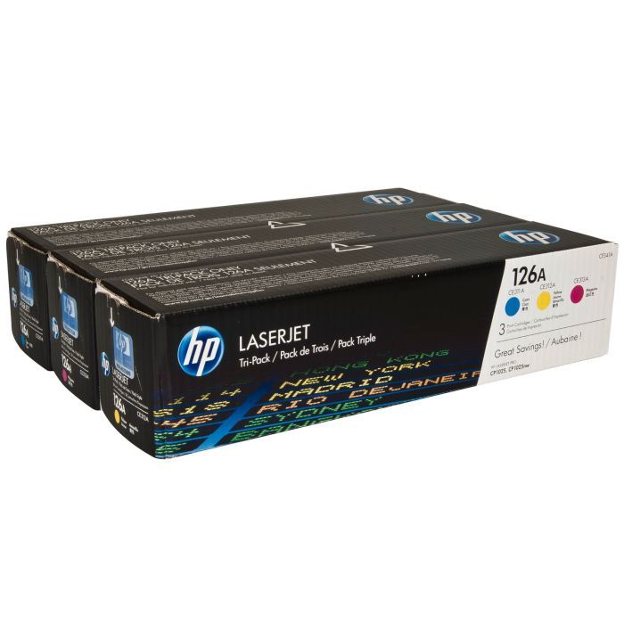 Картридж HP CLJ  126A black, для CP1025 (CE310A) изображение 2
