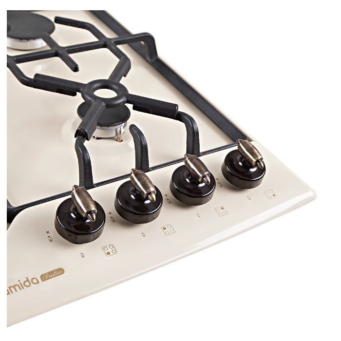 Варочна поверхня Pyramida PFE 641 IVORY RUSTICO зображення 6