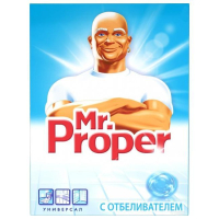 Порошок для чистки ванн Mr. Proper для твердых поверхностей с отбеливателем 400 г (5413149031685)