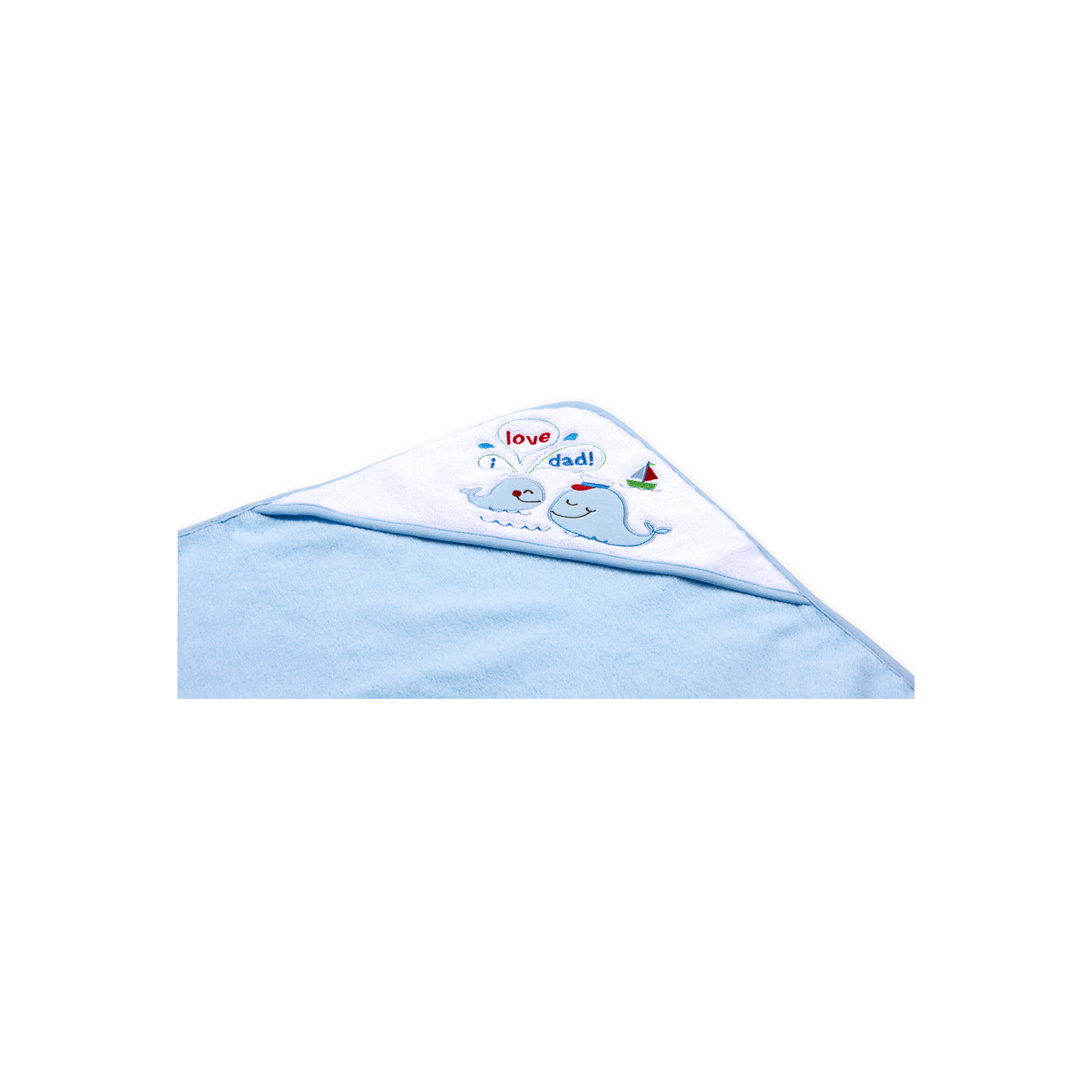 Полотенце для купания Luvable Friends с капюшоном для мальчиков (94912) изображение 2