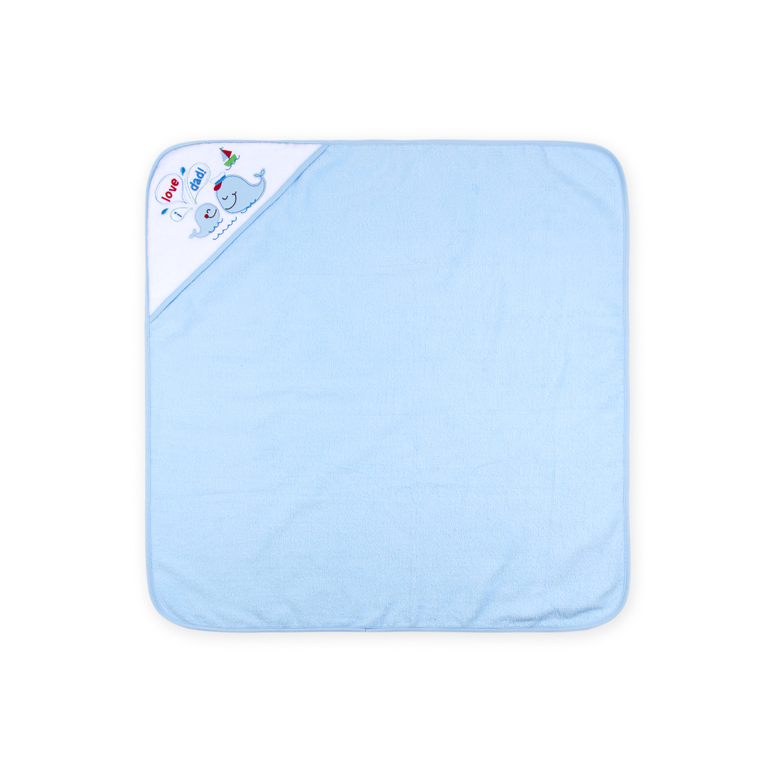 Полотенце для купания Luvable Friends с капюшоном для мальчиков (94912) изображение 3