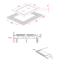 Варочная поверхность Perfelli HE 311 W изображение 5