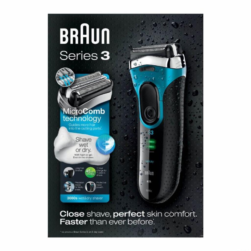 Електробритва Braun 3080 Series 3 зображення 4