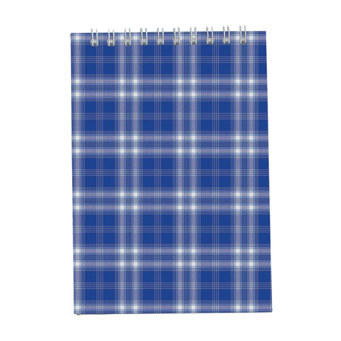 Блокнот Buromax spiral top, А6, 48sheets, square, blue (BM.2480-02)