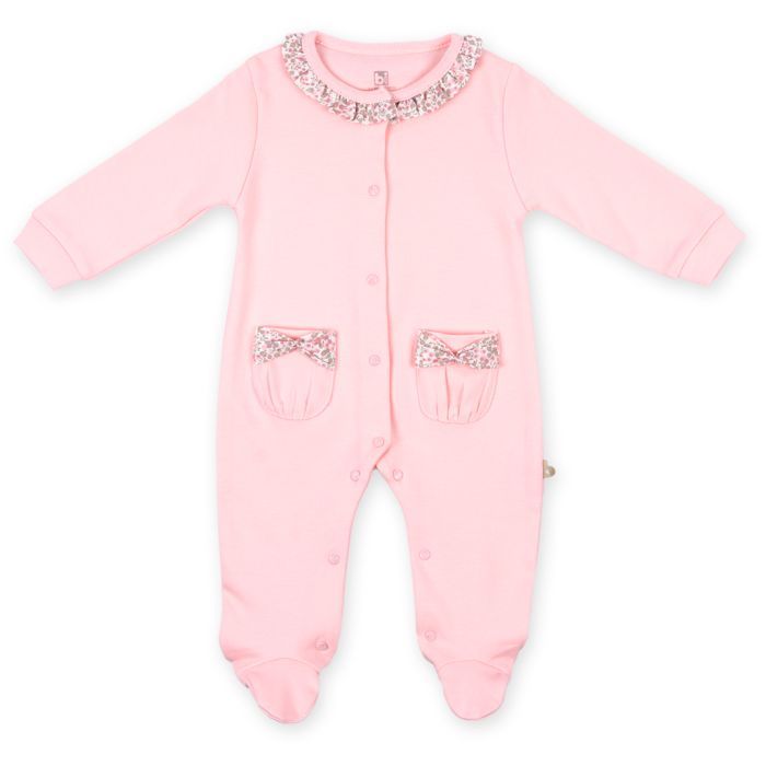 Человечек детский Bibaby с бантиком (60089-50G-pink)