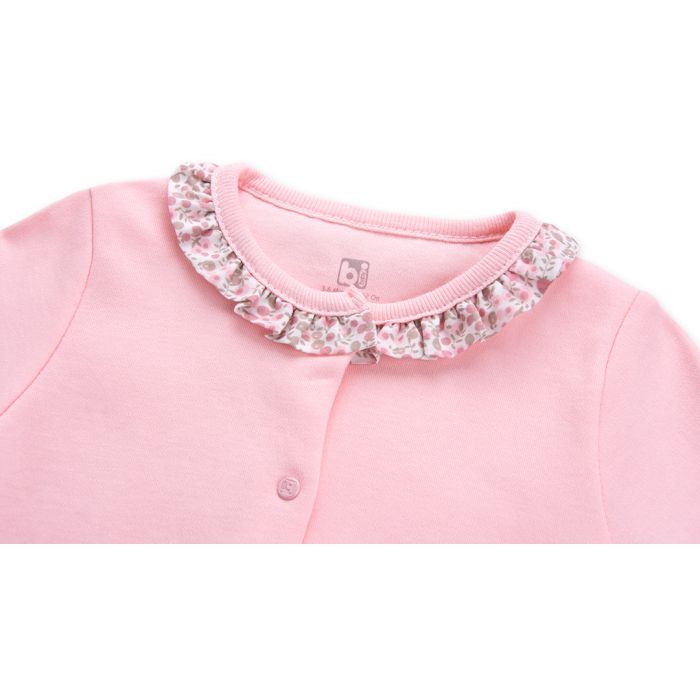 Человечек детский Bibaby с бантиком (60089-50G-pink) изображение 3