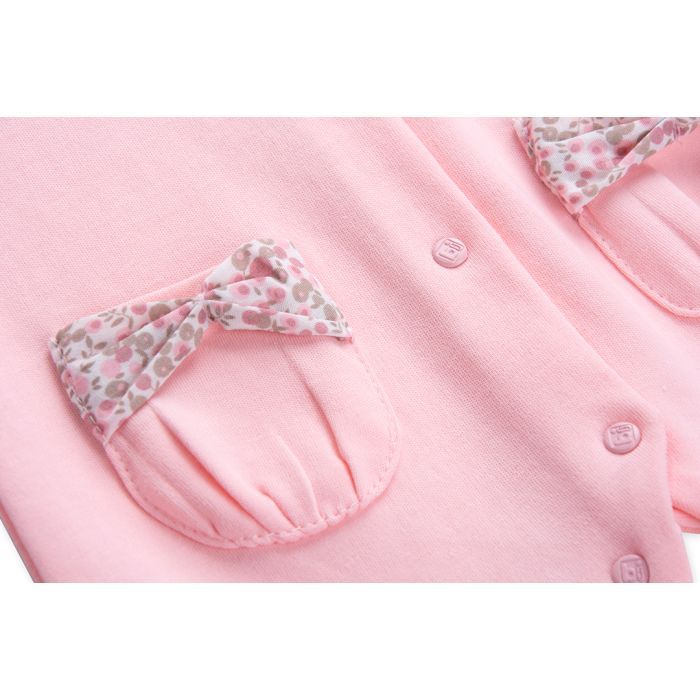 Человечек детский Bibaby с бантиком (60089-50G-pink) изображение 5