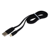 Дата кабель USB 2.0 AM to Lightning 1.0m DC-IP-102TF black Greenwave (R0014161) изображение 2