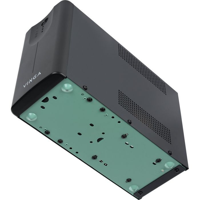 Пристрій безперебійного живлення Vinga LED 800VA metal case (VPE-800M) зображення 10