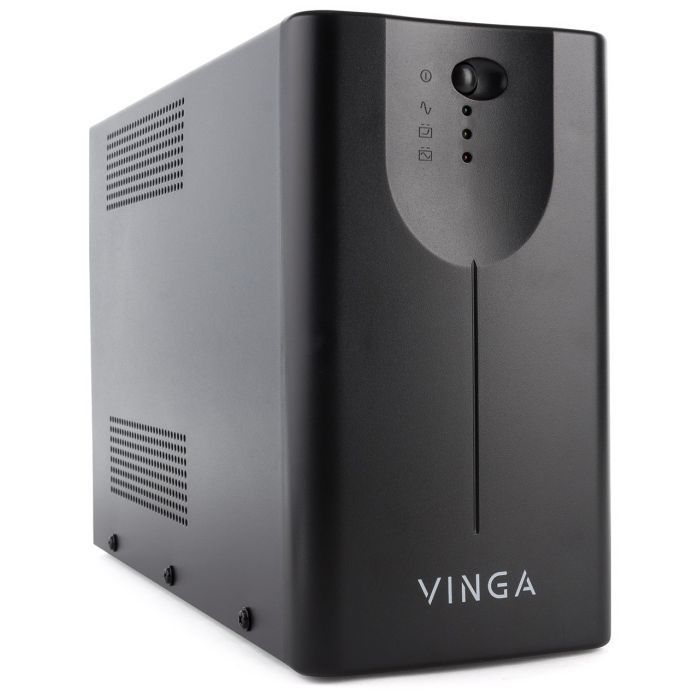 Пристрій безперебійного живлення Vinga LED 800VA metal case (VPE-800M) зображення 5