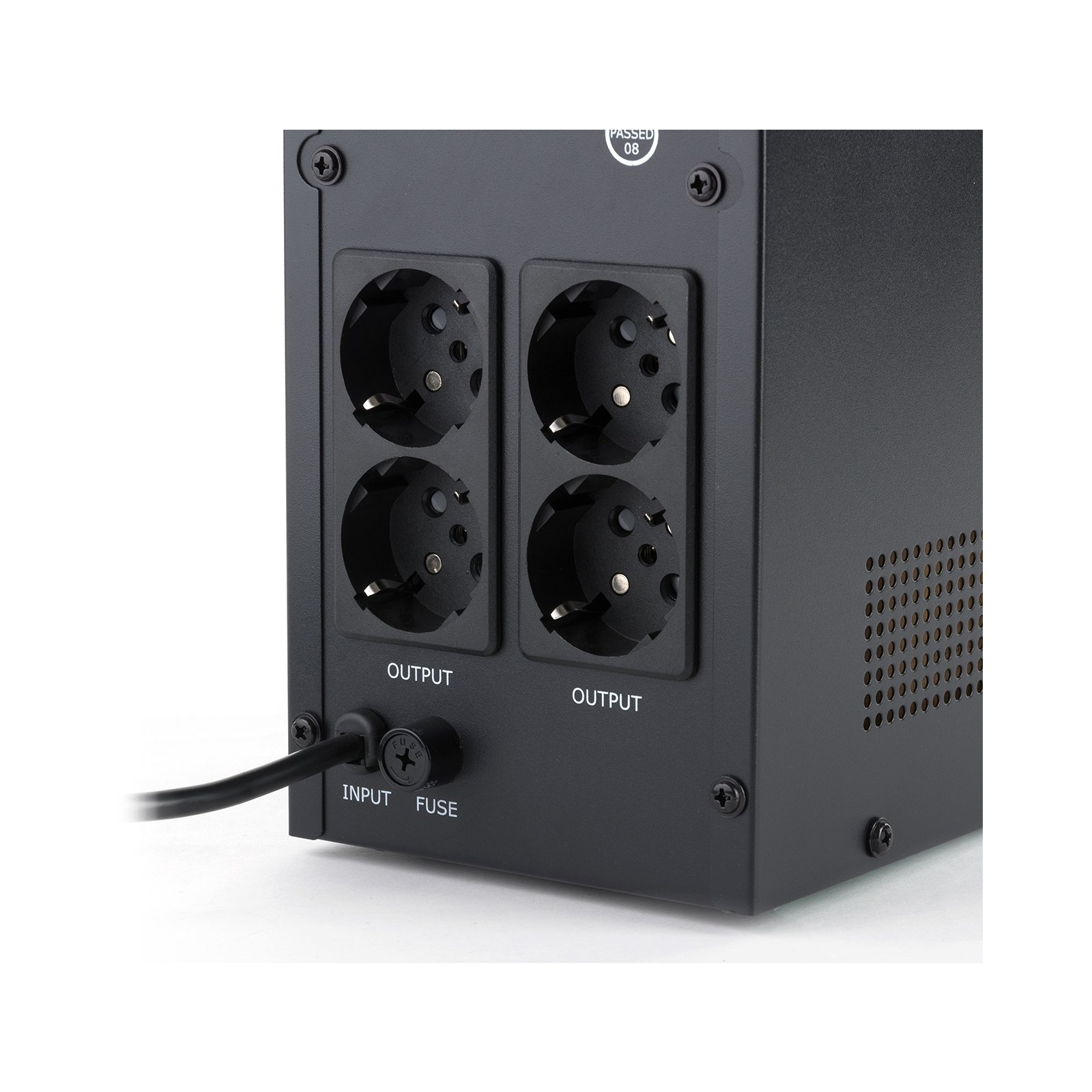 Пристрій безперебійного живлення Vinga LED 800VA metal case (VPE-800M) зображення 8