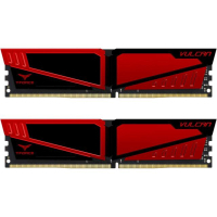 Модуль пам'яті для комп'ютера DDR4 16GB (2x8GB) 3000 MHz T-Force Vulcan Red Team (TLRED416G3000HC16CDC01)