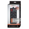 Мережевий фільтр живлення REAL-EL REAL-EL RS-8 PROTECT USB, 3m, black (EL122300020) зображення 2