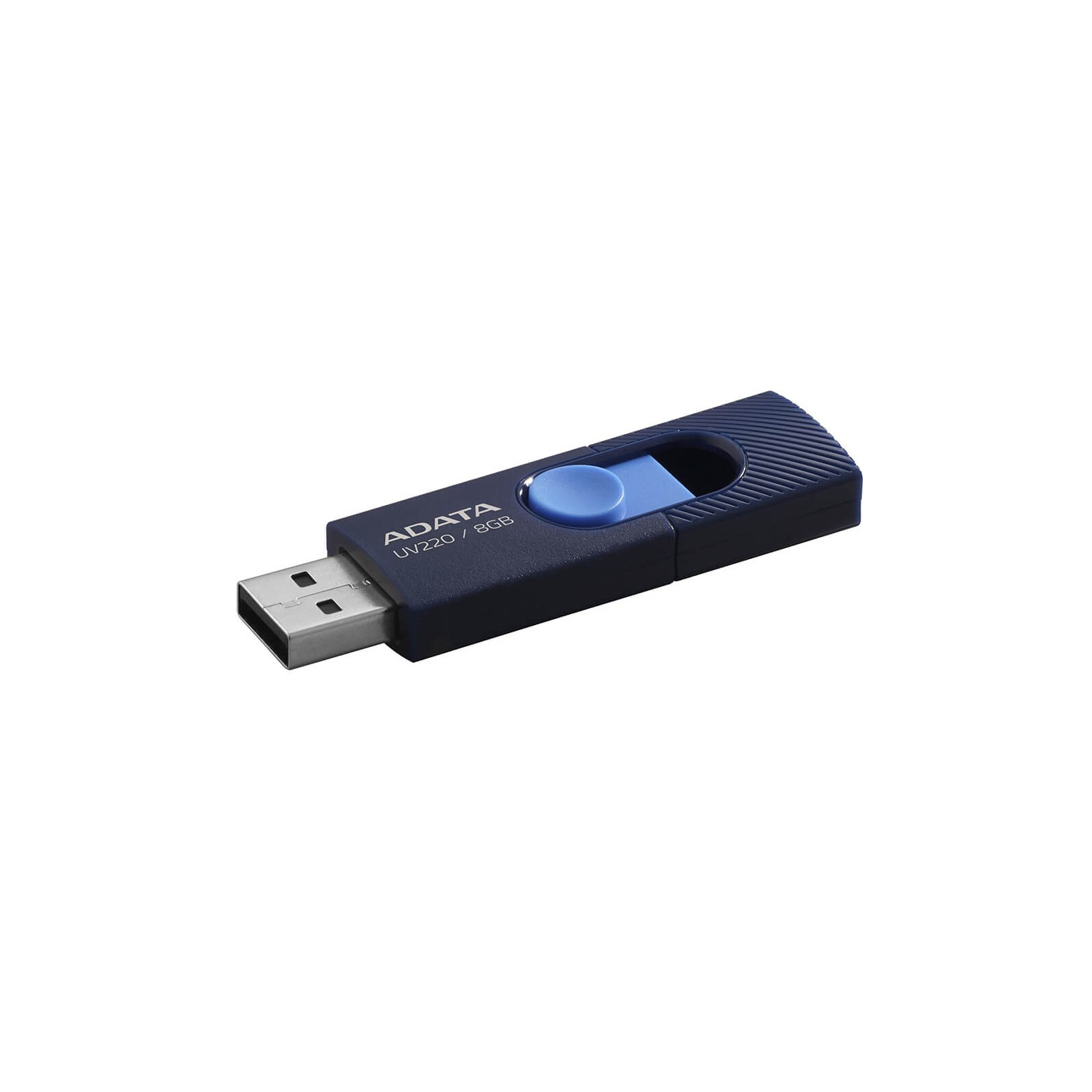 USB флеш накопитель ADATA 8GB UV220 Blue/Navy USB 2.0 (AUV220-8G-RBLNV) изображение 2