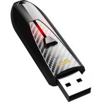 USB флеш накопитель Silicon Power 128GB B25 Black USB 3.0 (SP128GBUF3B25V1K) изображение 4