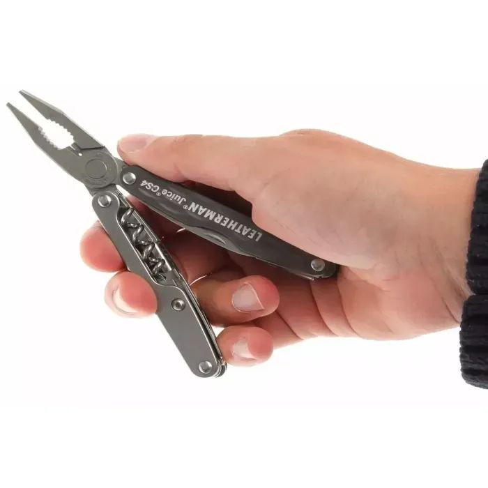 Мультитул Leatherman Juice CS4- GRANITE GRAY с кожаным чехлом (831987) изображение 11