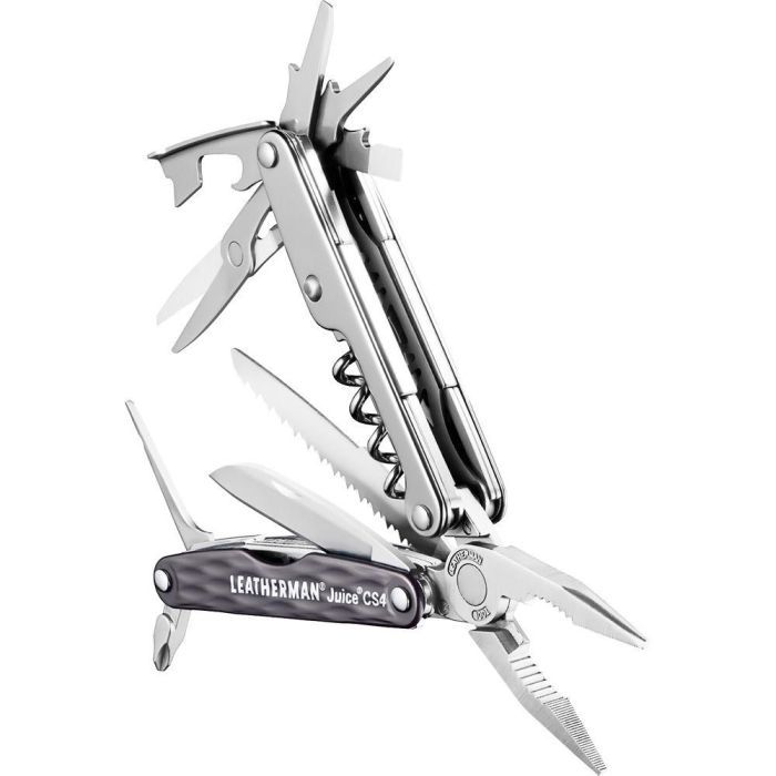 Мультитул Leatherman Juice CS4- GRANITE GRAY с кожаным чехлом (831987) изображение 2
