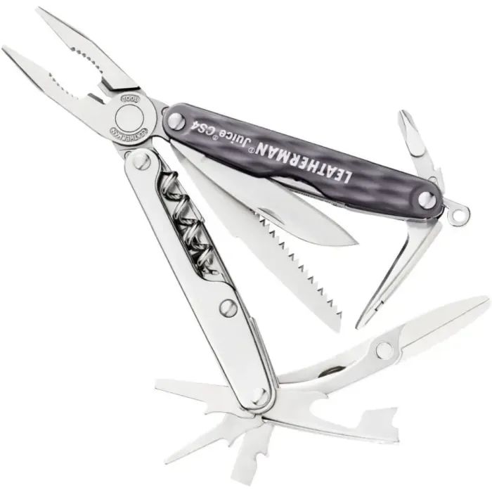 Мультитул Leatherman Juice CS4- GRANITE GRAY с кожаным чехлом (831987) изображение 5