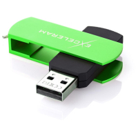 USB флеш накопитель eXceleram 8GB P2 Series Green/Black USB 2.0 (EXP2U2GRB08) изображение 2