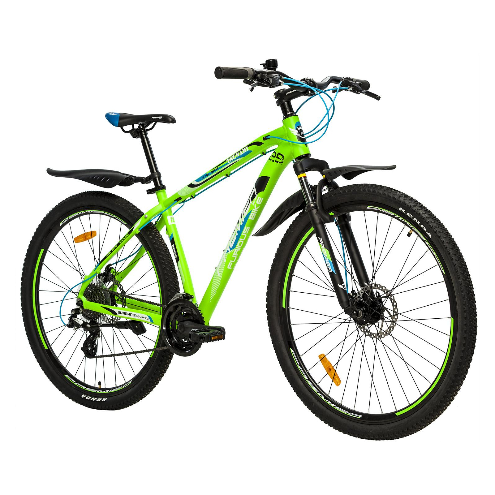 Велосипед Premier Tsunami 29 Disc 18" Neon Green 2018 (SP0004686) изображение 2