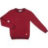 Кофта дитяча Na в'язана з косами (AFB1033-128B-red)