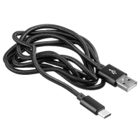 Дата кабель USB 2.0 AM to Type-C 1.5m DC-TC-152NR black Greenwave (R0015190) изображение 2