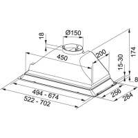 Вытяжка кухонная Franke FBI 722 XS V2 изображение 2