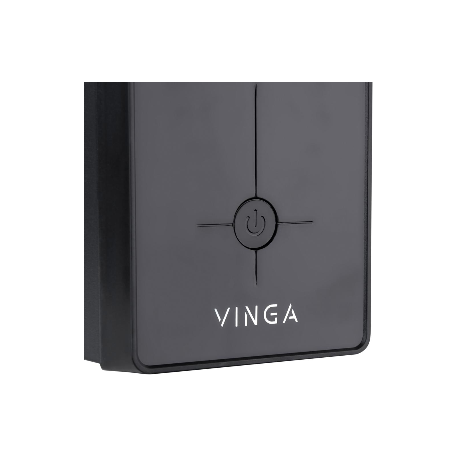 Пристрій безперебійного живлення Vinga LCD 1200VA metal case with USB (VPC-1200MU) зображення 4