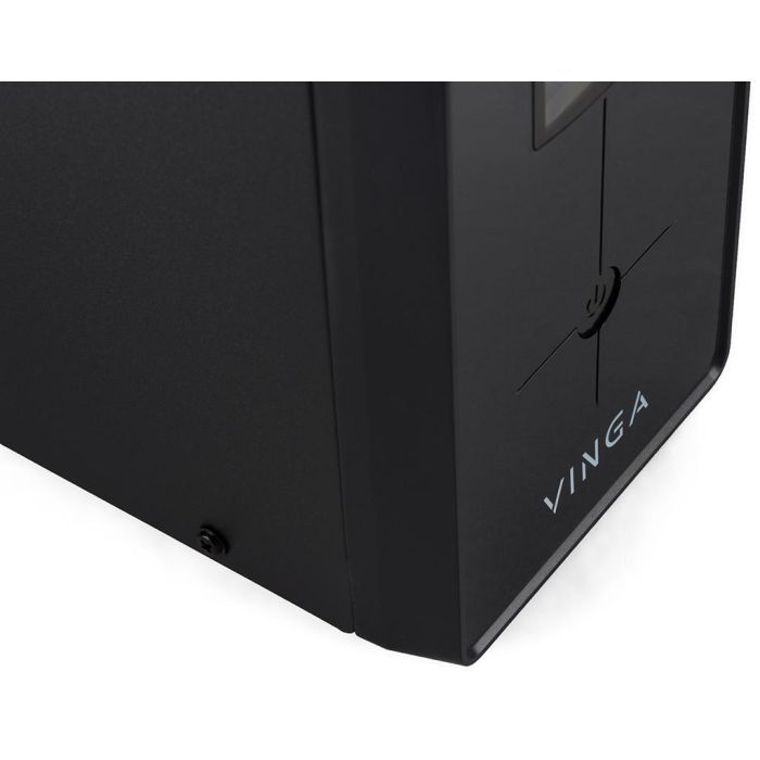 Пристрій безперебійного живлення Vinga LCD 1200VA metal case with USB (VPC-1200MU) зображення 5