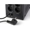 Пристрій безперебійного живлення Vinga LCD 1200VA metal case with USB (VPC-1200MU) зображення 6