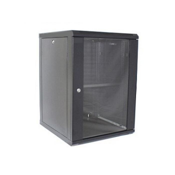 Шкаф настенный Hypernet 15U 19" 600x600 (WMNC66-15U-FLAT-BLACK)