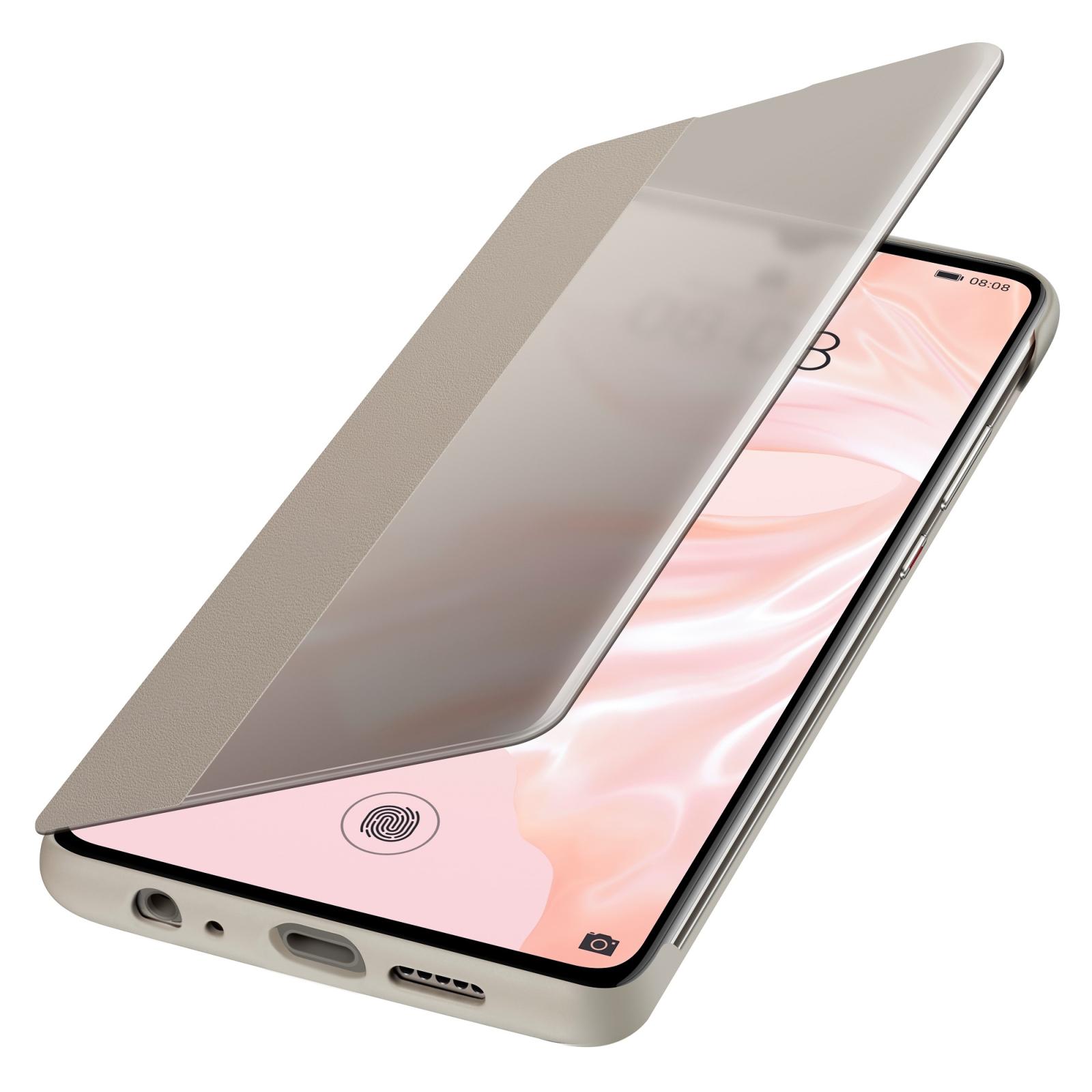 Чехол для мобильного телефона Huawei P30 Smart View Flip Cover Khaki (51992864) изображение 3