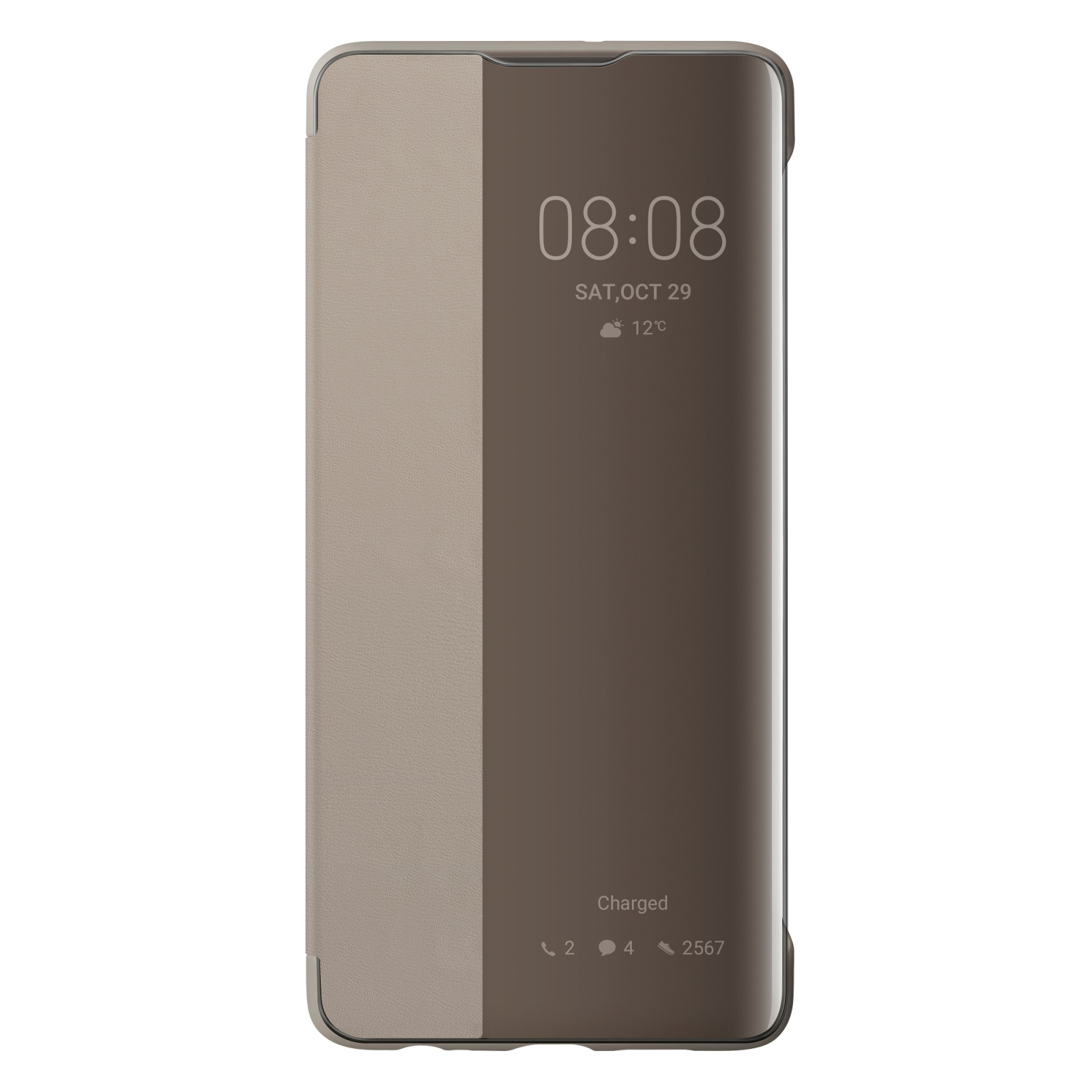Чехол для мобильного телефона Huawei P30 Smart View Flip Cover Khaki (51992864)