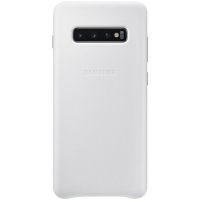 Чехол для мобильного телефона Samsung Galaxy S10+ (G975) Leather Cover White (EF-VG975LWEGRU)
